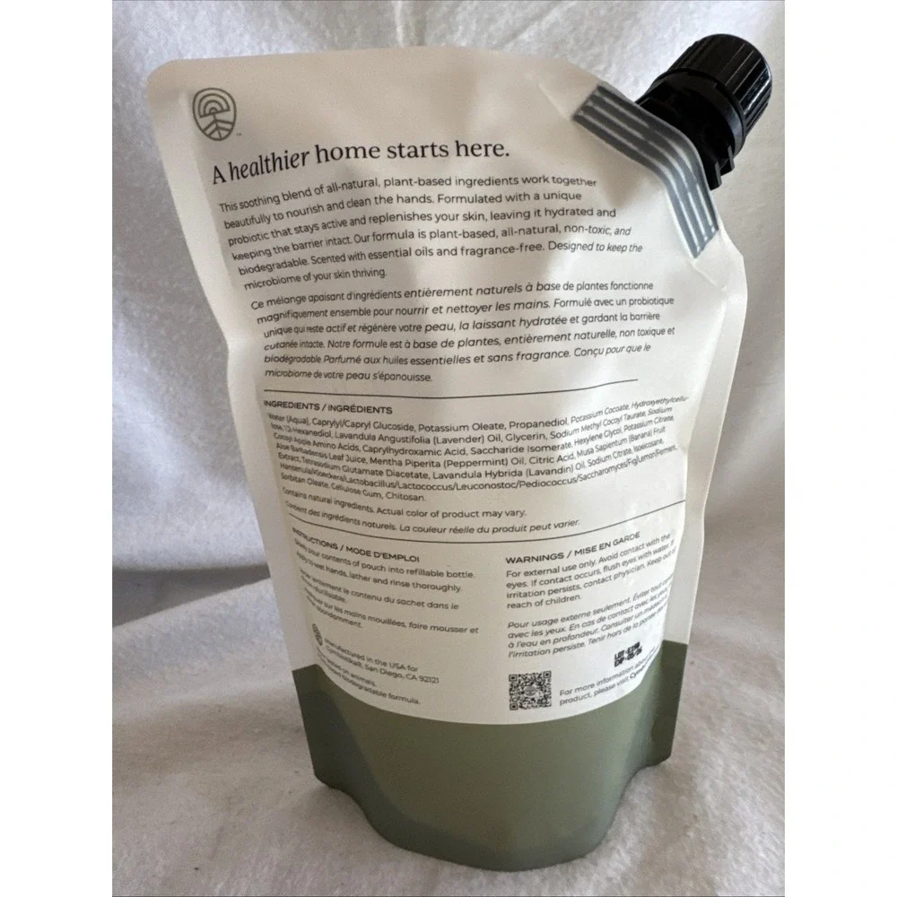 Lavender‎ Probiotic Hand Soap Refill 16 oz Liquid Hand Wash Cymbiotika Natural